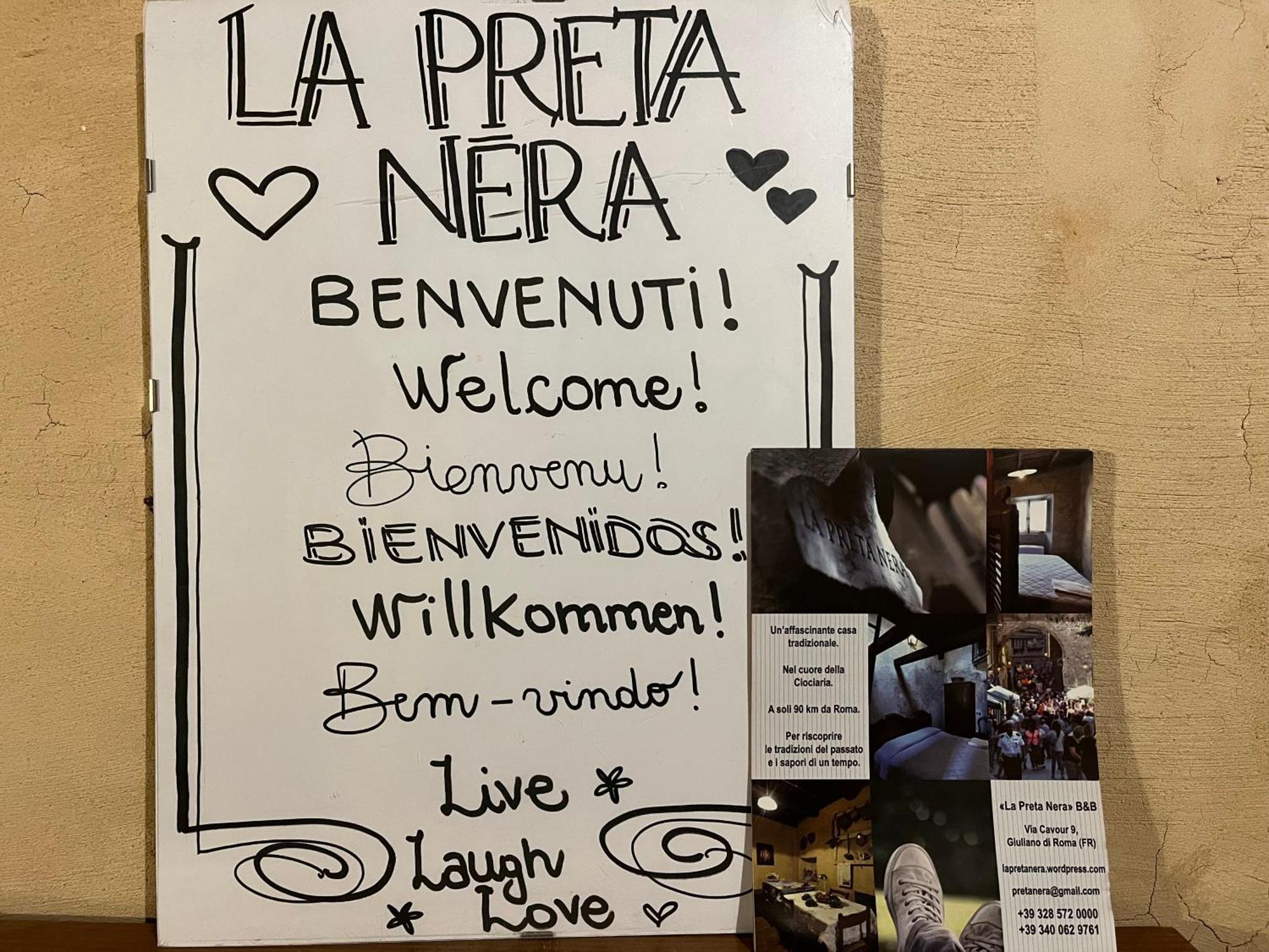La Preta Nera Bed and Breakfast Giuliano di Roma Exteriör bild